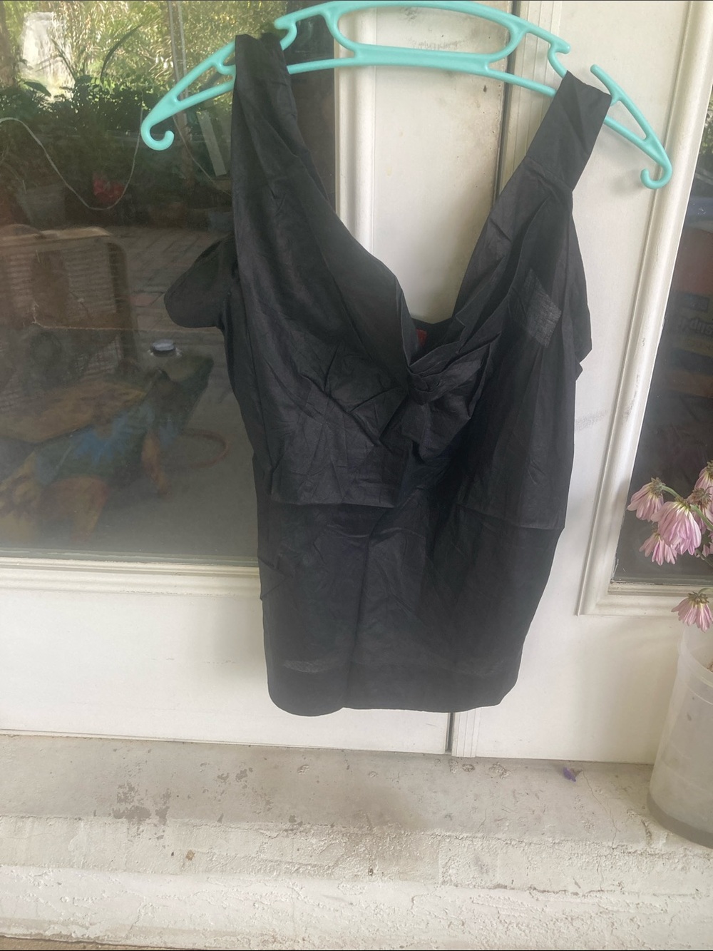 Vivienne Westwood Black Draped Wide-Strap Top - Picture 6 of 9